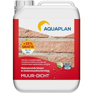 Aquaplan Muurdicht - waterafstotende coating - 5 liter