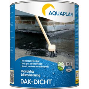 Aquaplan Waterdichte Dakbescherming Dak-dicht Zwart 1kg