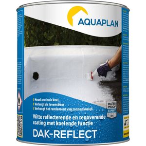 Aquaplan Dak-Reflect - renoverende en koelende coating - verhoogt rendement zonnepanelen - 1 liter