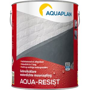 Aquaplan Aqua-Resist - waterdichte muurcoating - grijs - 4 liter
