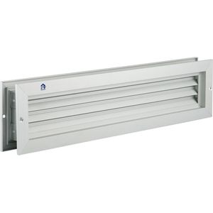 Renson Deurrooster 425x76mm Zilver