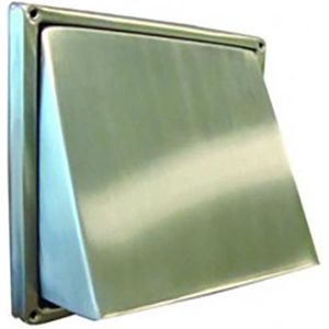 Renson Overdrukrooster 641 inox 125mm dampkap