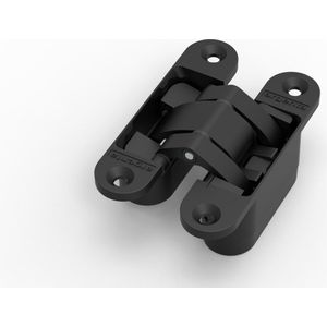 Argenta 3D verstelbaar, onzichtbaar scharnier, invisible small, mat zwart ral 9005