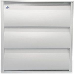 Renson opbouw dampkaprooster Aluminium 173x173mm Natuur