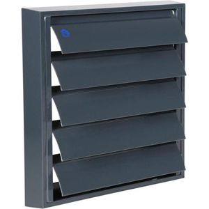 Renson - Dampkaprooster 433 - Ventilatiemateriaal - Zwart - Aluminium - 210x210mm