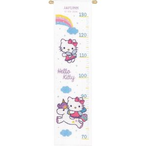 Telpakket kit Hello Kitty met regenboog  - Vervaco - PN-0158349