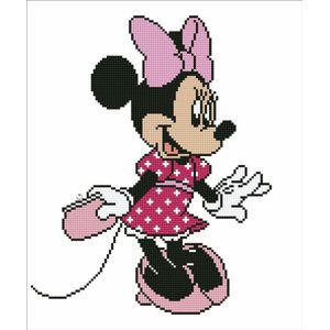 DIAMOND PAINTING VERVACO PARTIAL DISNEY MINNIE MET JUWELEN