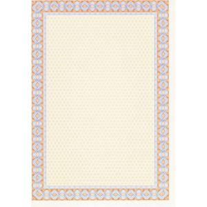 Decadry - Certificaatpapier - A4 - Spiraal - Oranje - 25 vel