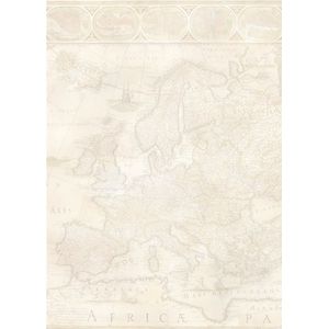 Menukaart papier Cartografie - 100 vel
