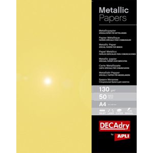 DECAdry Metallic Papier Goud - 20 vel