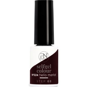 PN Selfcare 'N24 Hello Merlot' Gel Nagellak Rood - Vegan - 21 Dagen Effect - Gellak voor UV/LED Lamp - 6ml