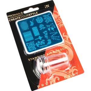 PN Selfcare Nagelstempel Set - Stamping Kit - Nagelstickers - Nail Art - Oranje - 16 Stuks