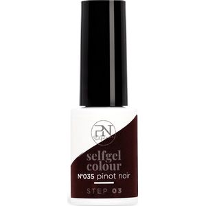 PN Selfcare 'N35 Pinot Noir' Gel Nagellak Zwart - Vegan & Hema Vrij - 21 Dagen Effect - Gel Nagellak voor UV/LED Lamp - 6ml