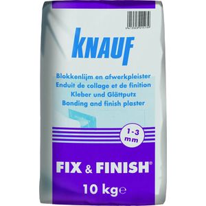 Knauf - Fix+Finish - Pleistergips - 10kg - Voor Binnen