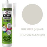 Rexon - Siliconenkit - Ral9002 - Grijswit - 290ml