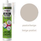 Rexon - Siliconenkit - Pastelbeige - 290ml - 4-in-1