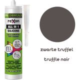 Rexon - Siliconenkit - Zwart - 290ml