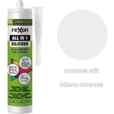 Rexon - Siliconenkit - Wit - 290 ml - 4-in-1