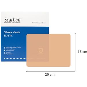 Scarban - Elastic - Pleister - Siliconen - Voor Littekens