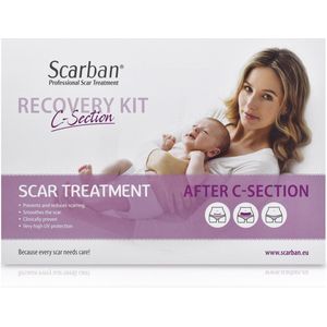 Scarban - C-section - Siliconenpleister - Zelfklevend - Geschikt voor Littekenbehandeling