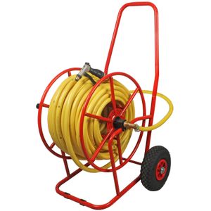 Talen Tools - Professionele Haspel - 50 Meter - Staal - Met Luchtbanden