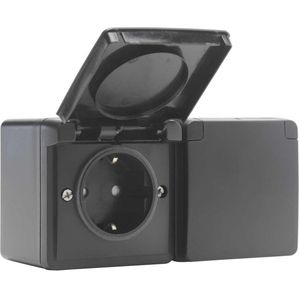 Niko New Hydro Wandcontactdoos (WCD-schakelmateriaal) - 761-37846 - E2XUD