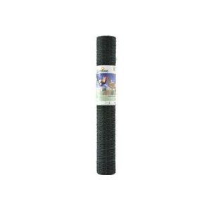 horizont Gaashek 100cm hoogte 25m lengte - maaswijdte 25 x 45 mm - groen PVC ommanteld - zeshoekig gaas, grof gaas, kippengaas, draadhek, konijnengaas
