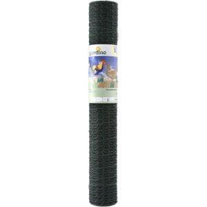 Kippengaas - groen geplastificeerd - op rol - 50 cm - 5 meter