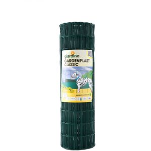 Tuingaas - groen geplastificeerd - op rol - 100 cm - 10 meter