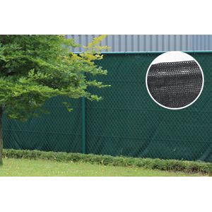 Giardino Schaduwdoek Ombra Zicht Zwart 95x100cm 10 Meter | Privacyschermen