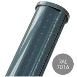 Garden Trade profielpaal voor draadpaneel, diameter 48 mm, vuurverzinkt en epoxy-gecoat - 150 cm - groen (RAL 6005)
