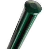 Garden Trade profielpaal voor draadpaneel, diameter 48 mm, vuurverzinkt en epoxy-gecoat - 150 cm - groen (RAL 6005)