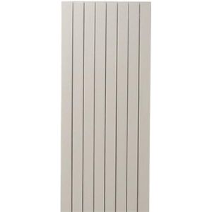 Vasco Zaros V100 designradiator aluminium verticaal 2200x600mm 2742W aansluiting 0066 wit structuur 112460600220000660600-0000