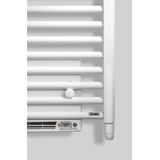 Elektrische radiator met blower vasco iris hd-el-bl 50x133 cm 1750w verkeerswit
