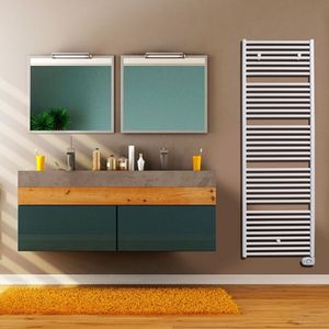 Vasco Bathline BB EL designradiator elektrisch horizontaal 1274x500mm, 750W wit