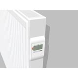 Vasco E panel h rb elektrische Design radiator 60x60cm 750watt Staal Traffic White 113400600060000009016-0000
