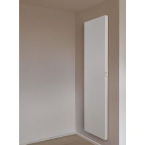 Vasco E-PANEL elektrische Design radiator 60x200cm 1750watt Staal Cream White 113410600200000009001-0000