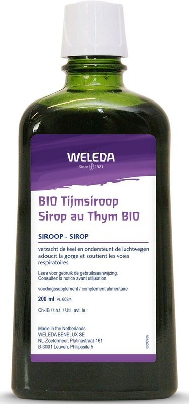 Weleda - Tijmsiroop - Kruidenpreparaat - Tijm - Biologisch