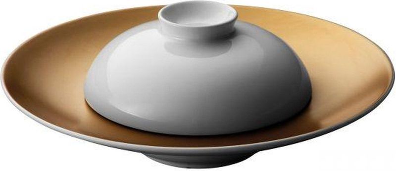 Präsentationsschüssel mit Schale BergHOFF Gem Line Bronze / Off-White
