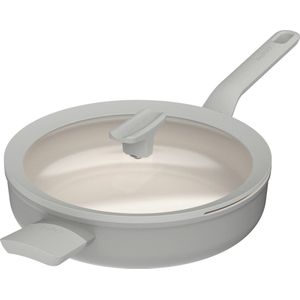 LEO Sauteerpan antikleef met deksel Balance Moonmist - Ø 26cm - Grijs - PFAS-vrij