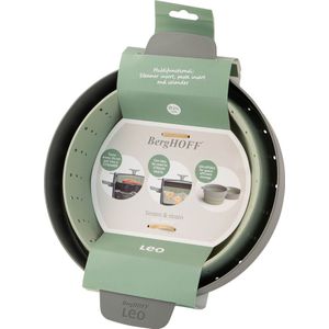 Balance Stoommand/Vergiet, 24 cm, Gerecycled Kunststof, Siliconen, Sage - BergHOFFs-sLeo Line