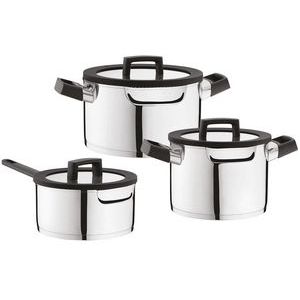 Essentials 6-delige kookpottenset Uqonic Downdraft - Métal - PFAS-vrij