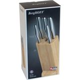 DiNA 6-delige messenblok Entity - Bruin -