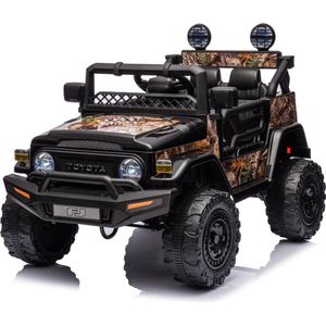 Toyota FJ Cruiser - Elektrische kinderauto - 12V Accu Auto - Voor Jongens en Meisjes - Afstandsbediening - Zwart
