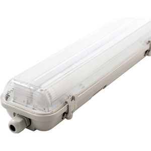 TL-armatuur - 1200mm - Inclusief LED TL-buis - 2x18W - 3600lm - 4000K