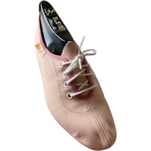 Bleyer - Jazz ballet pantoffel - Roze - Opgezette hak - maat 38