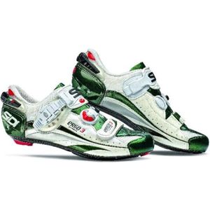 Sidi ERGO 3 - Fietsschoenen - Carbon - Wit/Groen/Cream - Maat 42