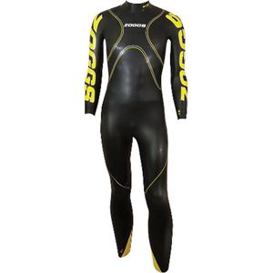 Zoggs FX1 - Wetsuit - Zwemmen - Triathlon - Heren - Zwart Geel - Maat XL