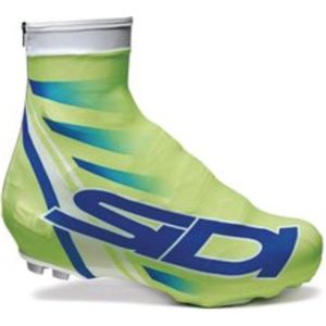 Sidi Copriscarpe Chrono Printed (35) - Fietsoverschoenen - Fluo Groen- Maat L = 41/43