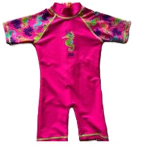 Zoggs - zwempak - zwemtshirt - 1-2 jaar - roze